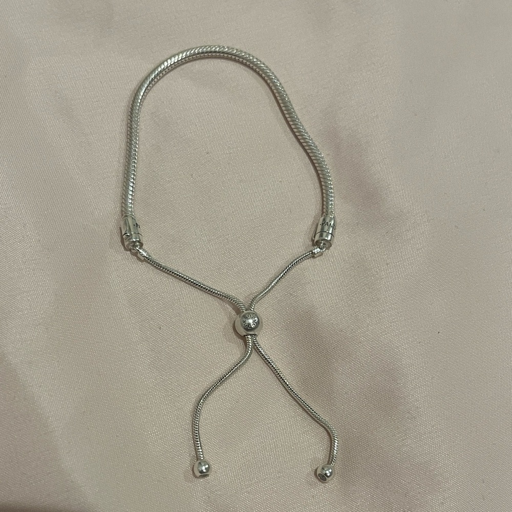 Pandora Elegant Silver Adjustable Bracelet